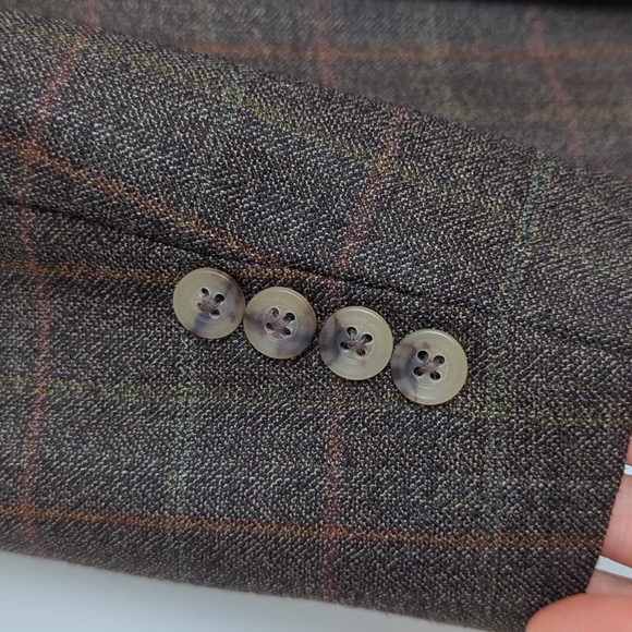 Custom Saks dress jacket 40R 100% wool - Picture 4 of 7